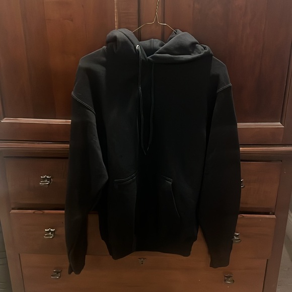 Custom slogan sweatshirt, black & white - Picture 2 of 3